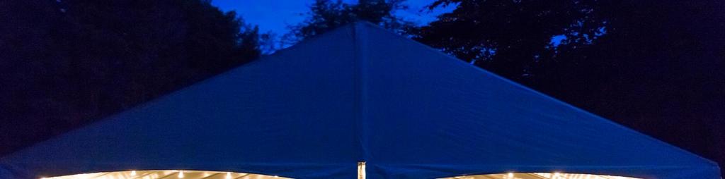 Tents Frame Tents - All White Frame tents can be set on any flat surface & can be weighted for an additional fee, rather than staked down.