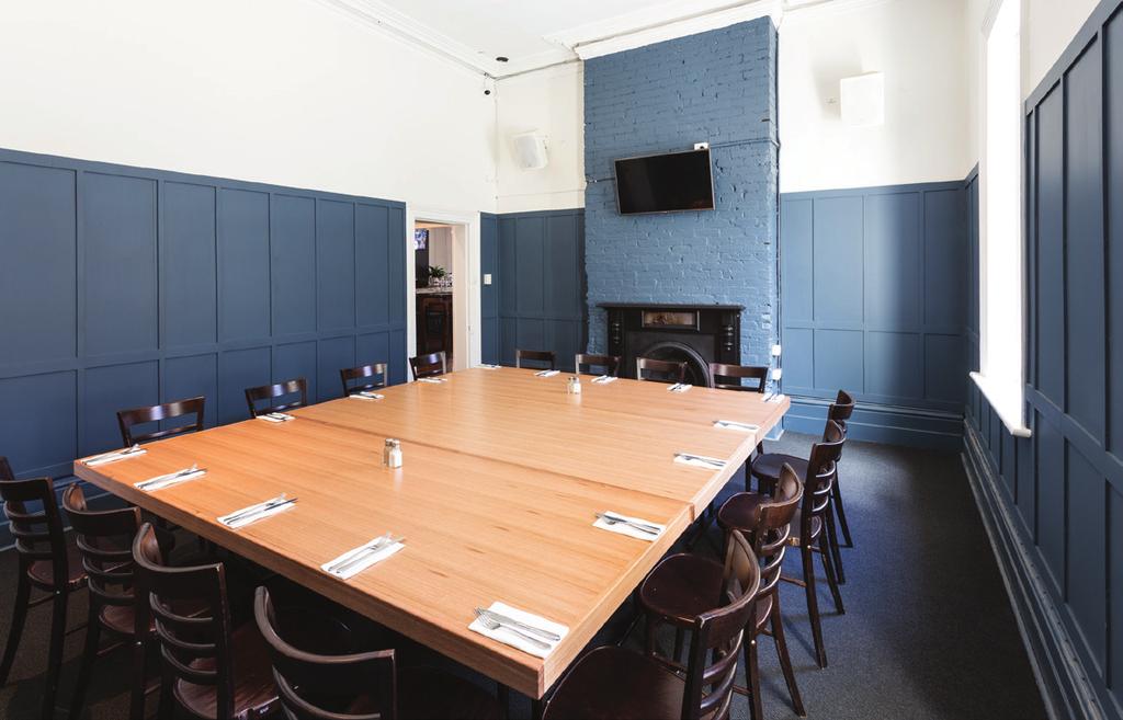 DAY ROOM HIRE MINIMUM SPEND MONDAY - THURSDAY $0 FRIDAY - SUNDAY $0 $500 LEVEL 1 THE ELIZABETH ROOM, GROUND FLOOR The private dining area