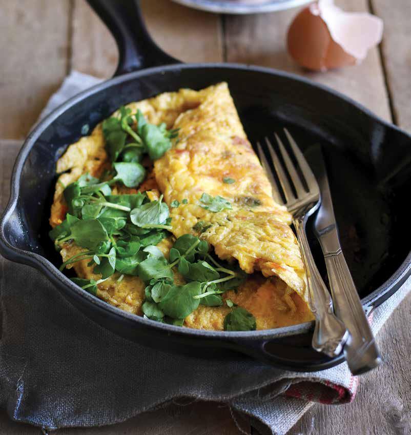 Rise and Shine Breakfast is Served Omelettes and frittatas are great for brunch. Try preparing your omelette with Belle Etoile French Triple Cream Brie and fresh-snipped chives.