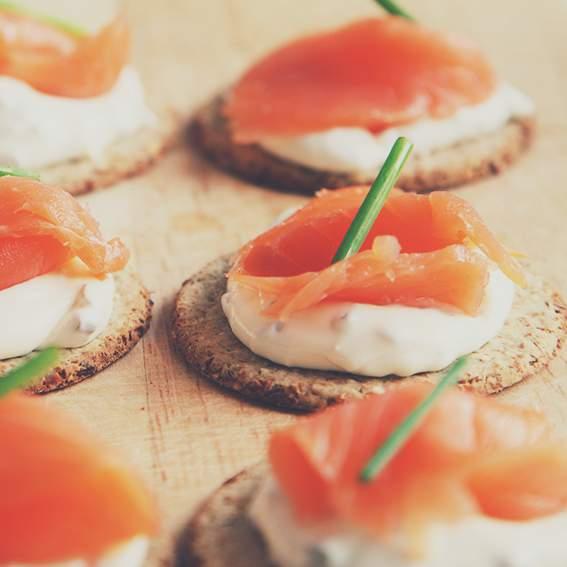 Canapés We offer a varied selection of canapés allowing you to build a selection of your choice.