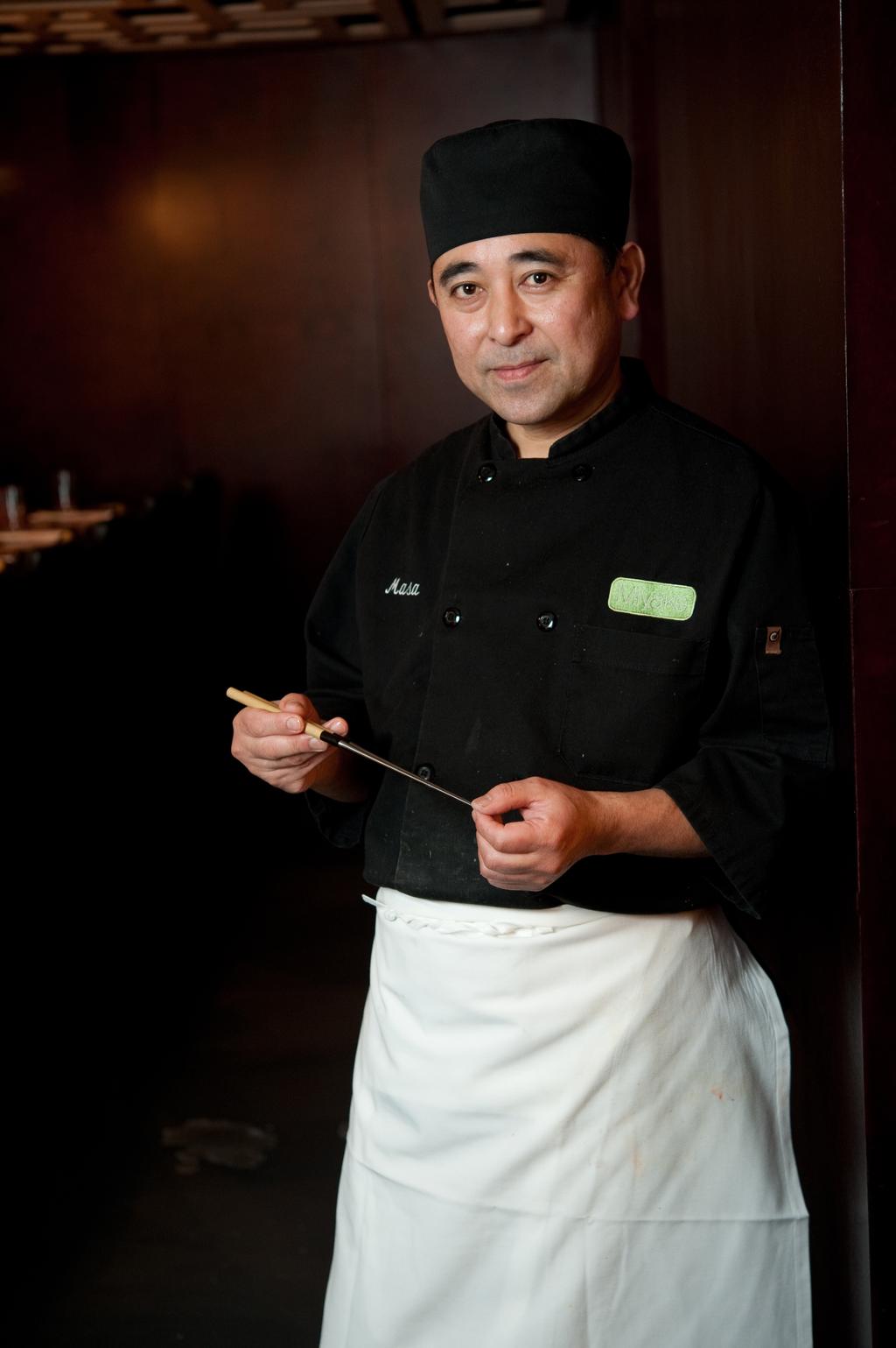 Chef Masa Miyake, Co- owner and Partner Miyake Restaurants Chef Masa Miyake has been mastering his culinary skills since the age of 15.