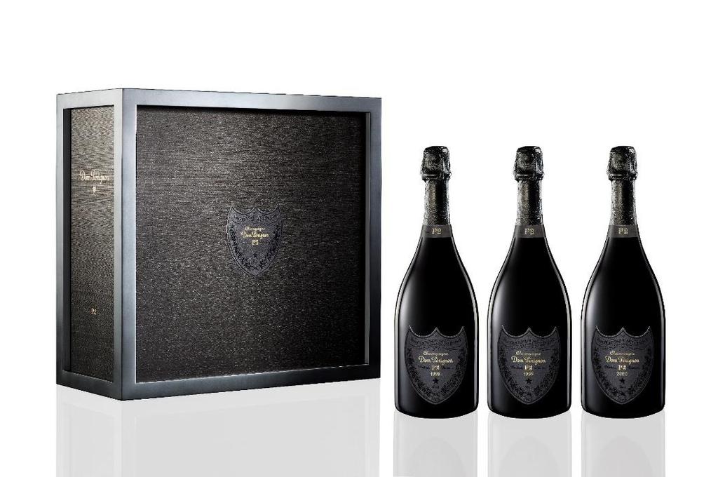 Dom Perignon P2 Dom Pérignon is unique, only releasing vintage champagnes, created using the best grapes from an exceptional year s harvest.