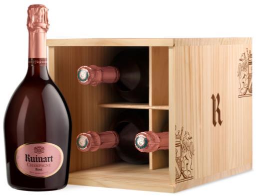Ruinart Cellar Case is entirely made of wood from eco-managed forests. 2 x 75 cl.