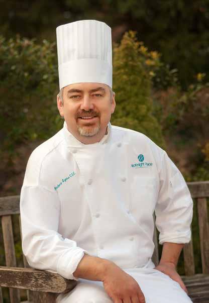 His professional career reflects over 25 years of education, training, administration, and kitchen management in the uniquely challenging position of Executive Chef.