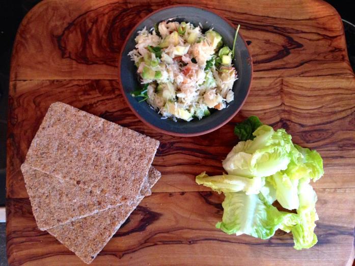 Lorem Ipsum Issue Date Crab salsa served with rye crackers & any green salad