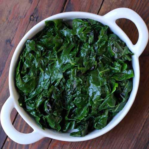 Wednesday, 23rd May 2018 Steamed Swiss Chard (DF) 1 bunch swiss chard 2 tablespoons olive oil 1 Fold each chard leaf in half, slicing alongside the center stalk to remove most of the fibrous bit.