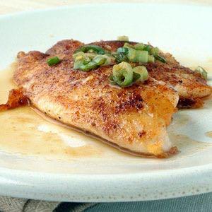 Spiced Tilapia Sprinkle both sides of tilapia fillets with five-spice powder. Combine soy sauce and brown sugar in a small bowl. Heat oil in a large nonstick skillet over medium-high heat.