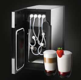 FEATURES & INNOVATIONS Versatility OUR INNOVATIONS, YOUR WAY FLEXIBLE BEAN HOPPERS CONFIGURATION For maximum variety, the up to three hoppers of the offer you a choice of up to 2 types of coffee