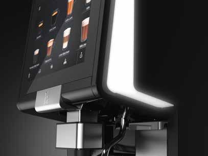 FEATURES & INNOVATIONS Customisation TAILOR YOUR COFFEE MACHINE TO YOUR BUSINESS BRANDING The is ready to adapt to your specific requirements.