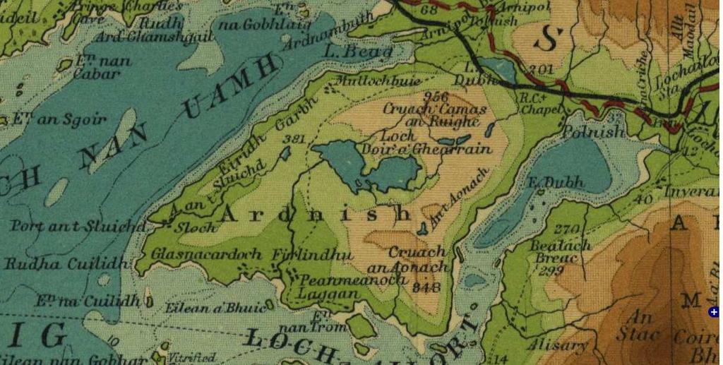 Bartholomew's "Half Inch to the Mile Maps" of Scotland, Sheet 14