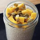 Chia Pudding Recipe 1/4 cup chia seeds 1 cup light or full-fat coconut milk, depending on preference 1/2 tablespoon honey