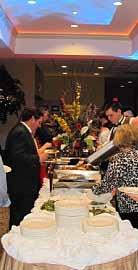 All of our Wedding Services include standard linen, china and flatware, contacts to all support vendors and