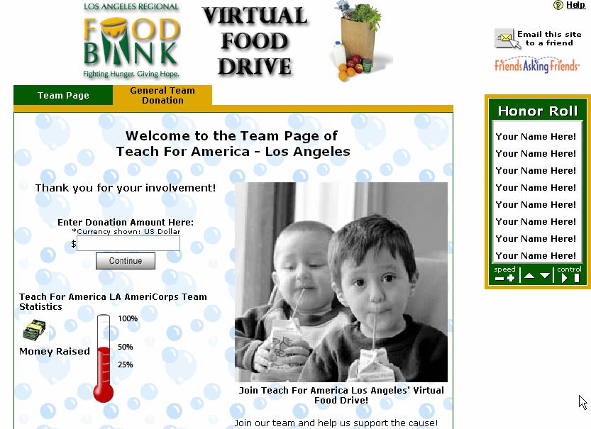 3 Hold a Virtual Food Drive You can now hold your own Food Drive online!