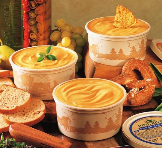 This buttery and mellow Cheddar cheese spread is our most popular flavor. (12 oz.) $12 SMOKEY BACON SNACK SPREAD P820. Golden Cheddar cheese accented with hickory-smoked bacon flavor. (12 oz.) $12 JALAPENO SNACK SPREAD P860.