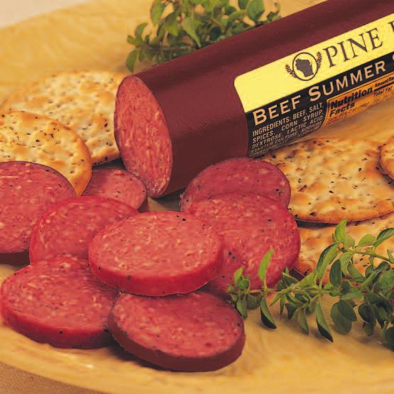 closure. Makes a great gift! (12 oz.) $19 BEEF STICKS P100.