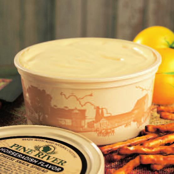 Mellow aged Asiago cheese spread puts a little Italy on the snack table.