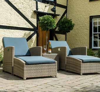 Also Available as a Single Unit 7091 Sun loungers are