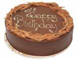Our celebratory cakes can be decorated with handwritten greetings and