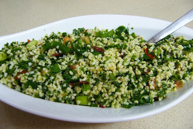 Tabouleh- wheat and herb salad Tabouleh is a salad like no other.