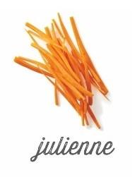 julienne, crinkle slices and crinkle sticks.