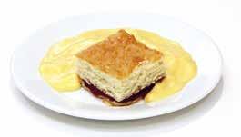 140g 135g 838 858 866 Bakewell Tart Bread & Butter Pudding Sticky Toffee Pudding A pastry base topped with apple, plum and raspberry jam and a light sponge top, served with Layers of bread and
