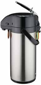 Double-wall insulated Stainless steel satin-finish body Includes four (4) "Lift & Twist" color tags for Coffee, Decaf, Tea & Hot water APSK-725 2.