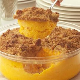 Ingredients Sweet Potato Casserole 2 1/2 pounds sweet potatoes, (3 medium), peeled and cut into 2- inch chunks 2 large eggs 1 tablespoon canola oil 1 tablespoon honey 1/2 cup low-fat milk 2 teaspoons