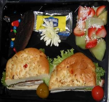 95 per person Choice of Salad Roll & Butter Cookie *See page 5 for choices Executive Briefcase Box Lunch $14.