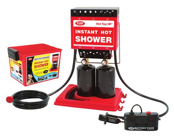CAUTION - READ THIS BEFORE OPERATING SHOWER For first use, your shower may require manual igniting with a match to burn off oils used in production.