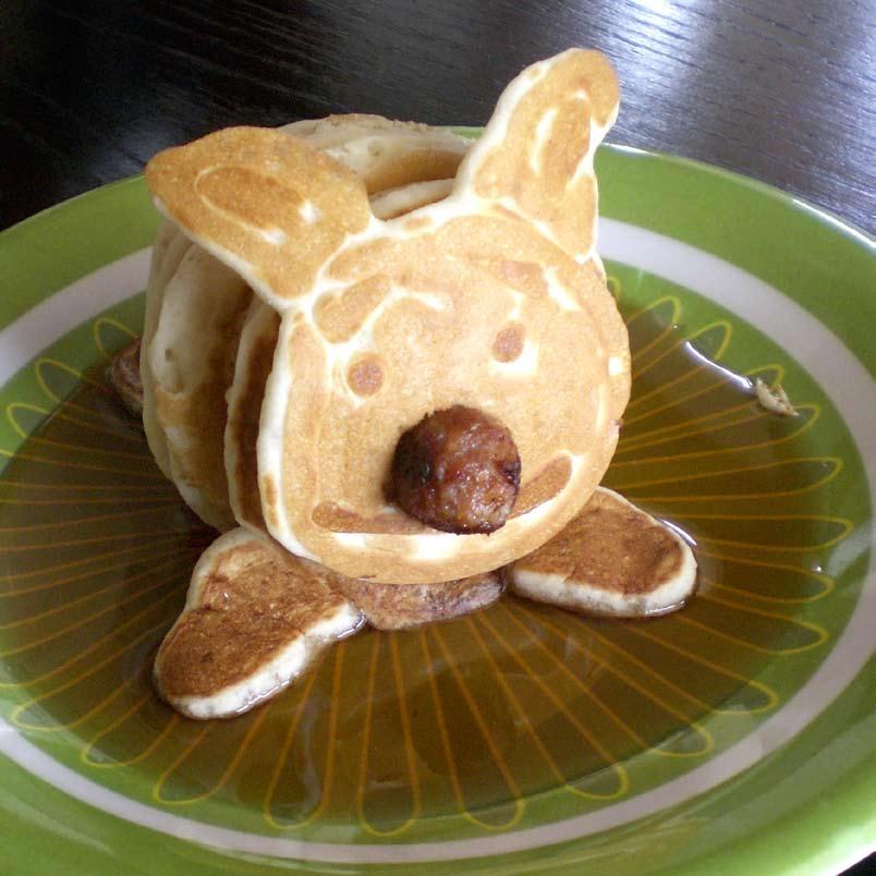3-D Pig body with legs (x2) This is one of my early pancake sculptures and it really got me excited about what might be possible.