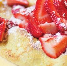 79 Fruit CrePeS Choose your favorite compote: strawberry, blueberry, peach or banana 9.