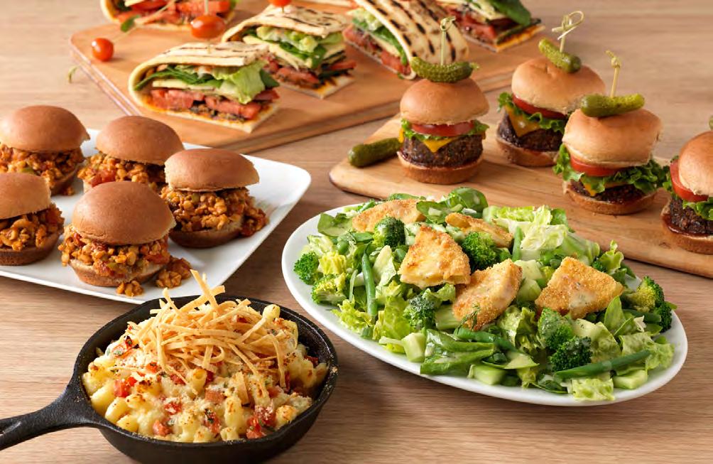 VEGETARIAN GAME DAY SAMPLER A CUSTOMIZED PACKAGE EVEN A CARNIVORE COULD LOVE!