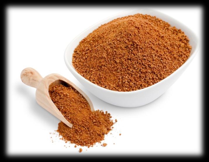 Coconut sugar: Extracted from the aromatic nectar of the coconut inflorescence, the sap is dried and granulated to make fine coconut sugar.