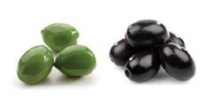pre-prefied dices Olives black round cut Olives