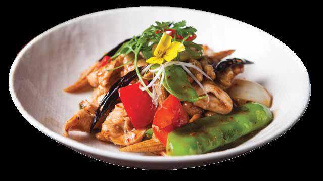 STIR FRY CHOICE OF OYSTER SAUCE PRAWN $19 steamed green vegetables -