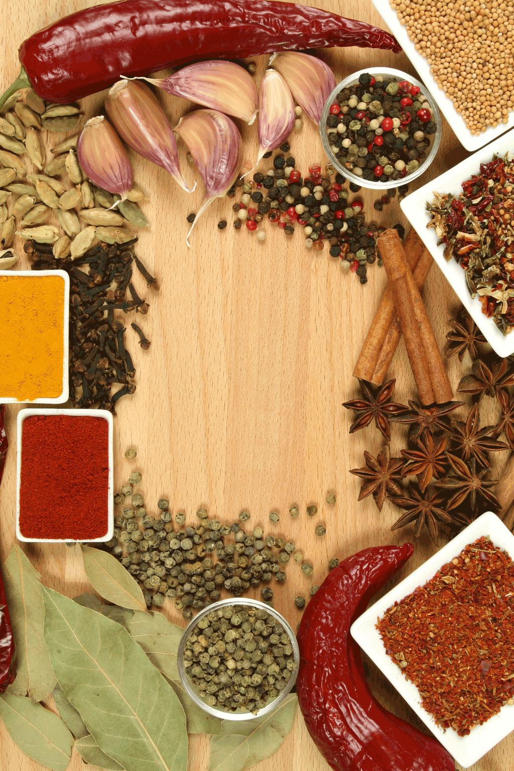 Combinations The art of cooking essentially involves the skill of combining herbs.