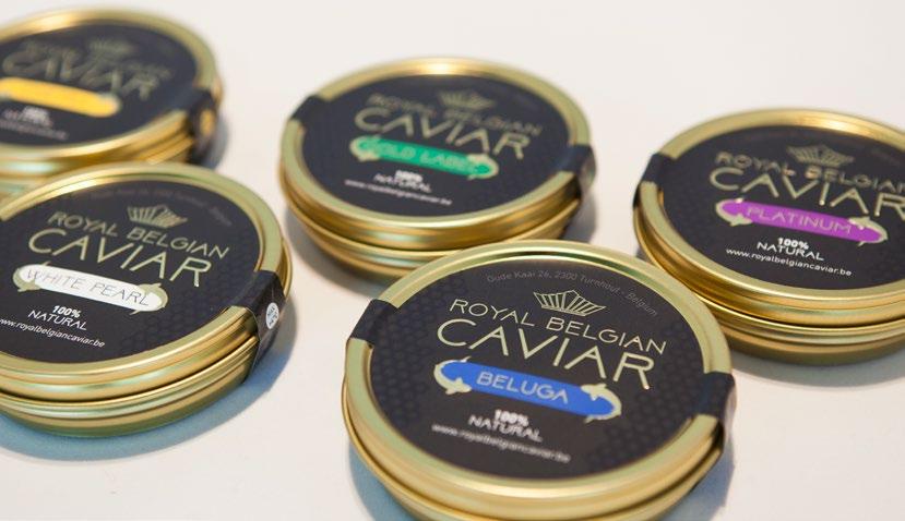Our caviar types Royal Belgian