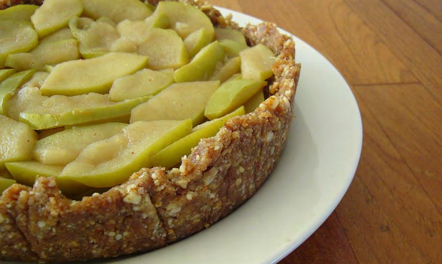 ... Apple Tart Pastry 1 cup walnuts, chopped 1 cup almond meal ½ cup sunflower seeds 1½ cups dates Filling ¼ cup lemon juice 2 cups water 1 /3 cup orange juice 2 tbs honey ½ tsp ground cinnamon ½ tsp