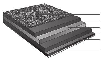 Bottom layer - adhesive polymer-reinforced bitumen 5.