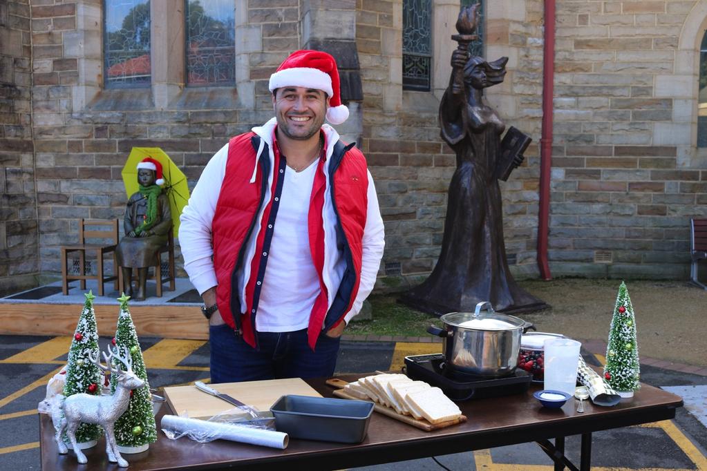 FOOD WITH MIGUEL MAESTRE Miguel visits Reverend Bill Crews, founder of The Exodus Foundation in Ashfield and prepares a Christmas feast for some of the regular visitors to the onsite Loaves