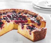 900 g 12 Plum Cake with Butter Streusel This autumnal classic is characterised by its distinctive hand-crafted appearance and mouth-watering flavour: