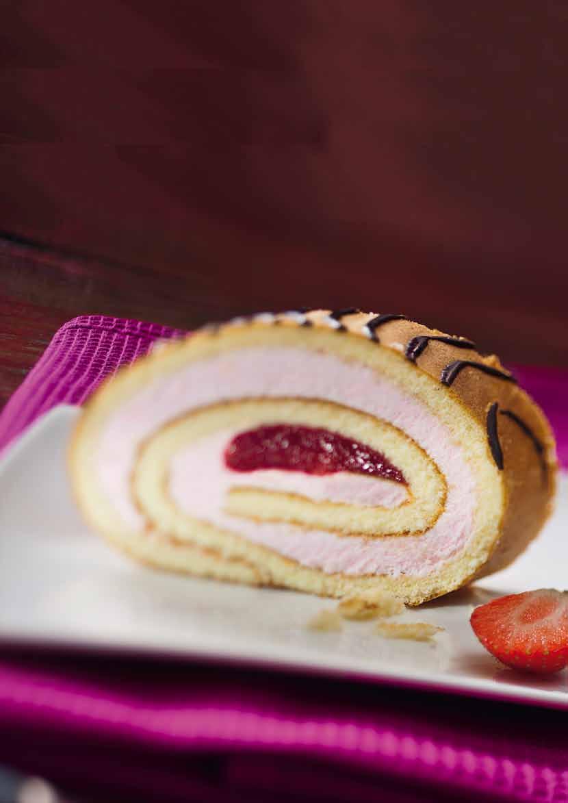 Heavenly Swiss rolls Handrolled perfection The finest culinary creations, lovingly rolled in cake and cream. Our Swiss rolls are rolled by hand and made using classic recipes.