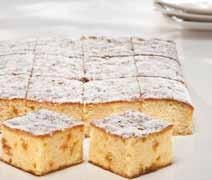 Lemon Sheet Cake A fresh and fruity cake with lemon, decorated with a combination of coarsely granulated and