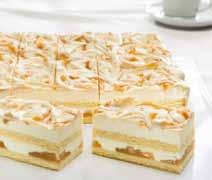 150 g 20 9,5 x 5,0 cm Apple-Quince Cream Slice This cream slice revives an almost forgotten fruit!