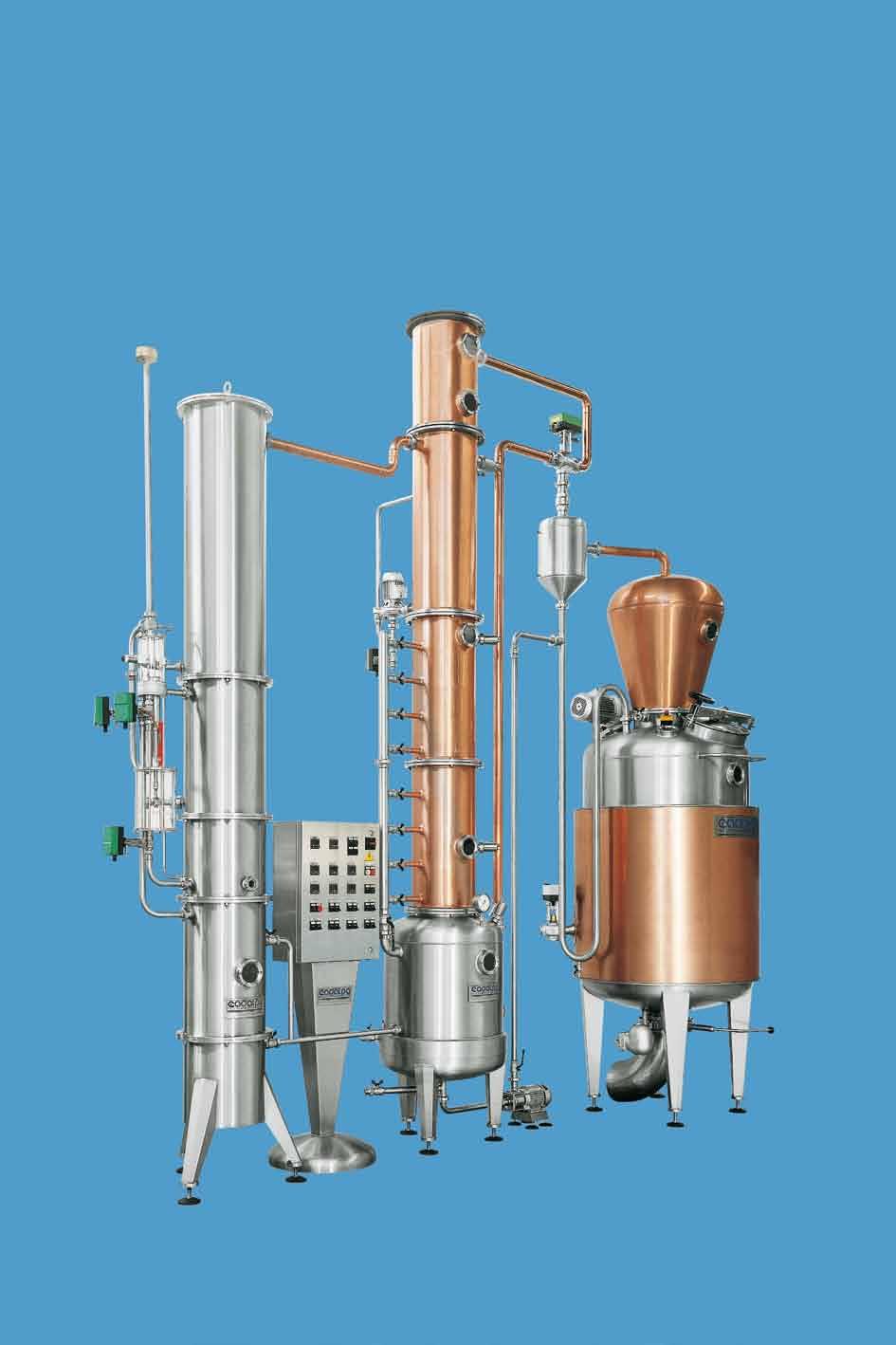 Batch still Only top quality distillates Specialising in the most reliable and efficient distilling, the batch still is designed for medium to small sized distilleries that produce top quality