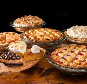 Extras A LA MODE $1.99 Add 2 scoops of premium vanilla ice cream to your pie famous Pies Delicious handcrafted homestyle pies that you must save room for!