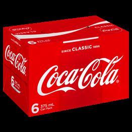 $8 Coca-Cola & Other* 375ml 6 Pack varieties *Includes Fanta,