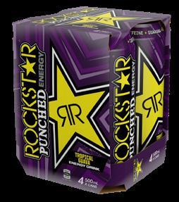 $8 Rockstar 500ml 4 Pack varieties P3