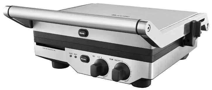Know your Breville Ikon Grill Stylish stainless steel exterior Floating hinged top plate Power On and Ready lights