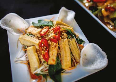 Vietnamese Pancake (v) $12 tofu, mix vegetables, T9.